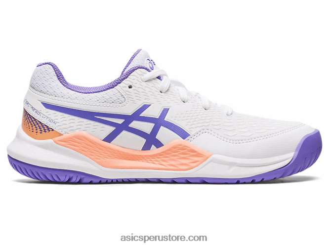 RPVB4222 blanco/amatista Asics gel-resolución 9 grado escuela