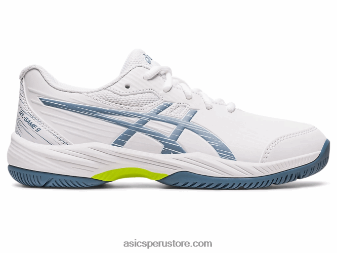 RPVB4267 blanco/azul acero Asics gel-juego 9 grado escuela