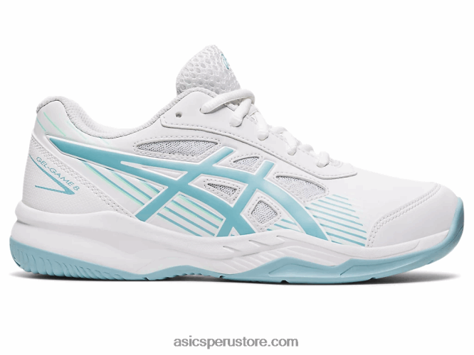 RPVB4408 blanco/azul humo Asics gel-juego 8 escuela primaria