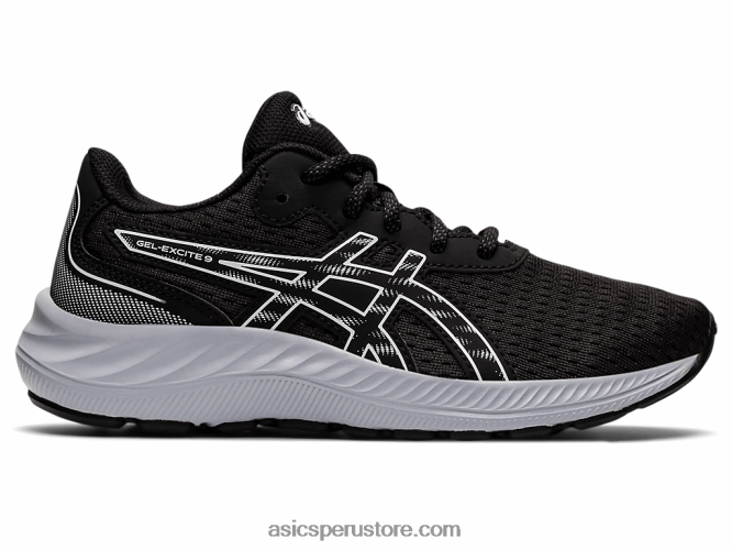RPVB4466 blanco negro Asics gel-excite 9 grado escuela