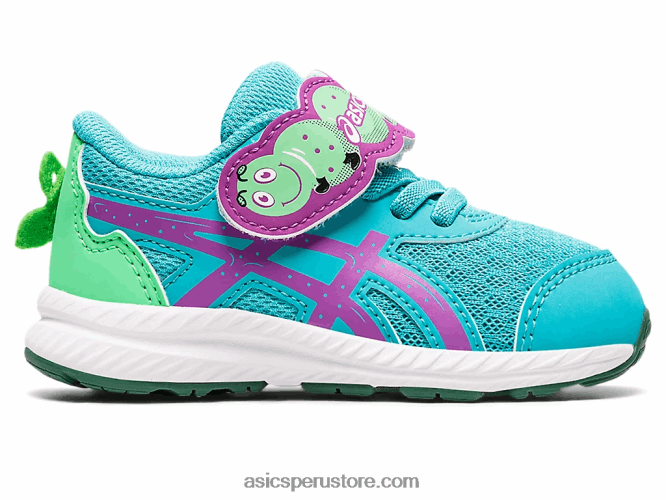 RPVB4411 cristal de mar/orquídea Asics Contender 8 patio de la escuela de tamaño para niños pequeños