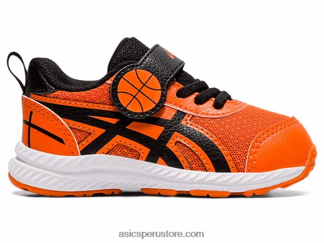 RPVB4521 habanero/negro Asics competir 7 tamaño del niño