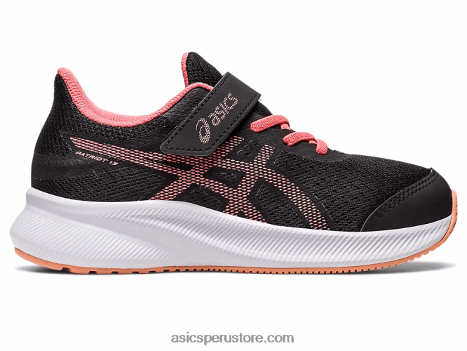 RPVB4305 negro/papaya Asics preescolar patriota 13