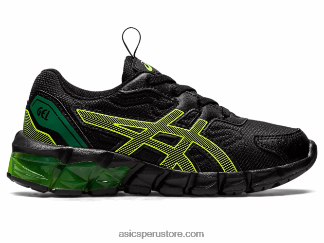RPVB4355 negro/amarillo de seguridad Asics gel-quantum 90 3 preescolar