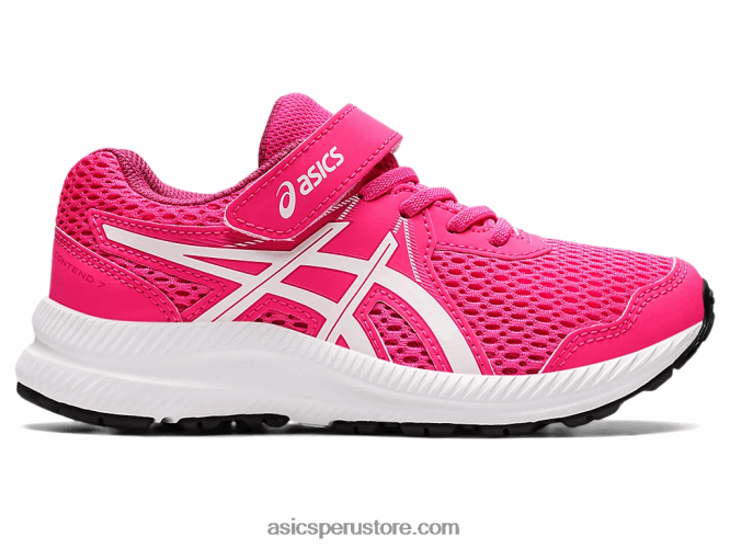 RPVB4467 rosa brillante/blanco Asics contend 7 preescolar